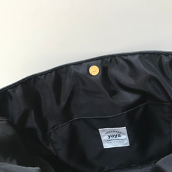 【受注生産】3way eco fur × eco leather minibag（ライトグレー） 7枚目の画像