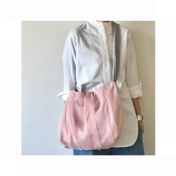 【受注生産】《3way》ribbon tote bag （sakura pink） 9枚目の画像