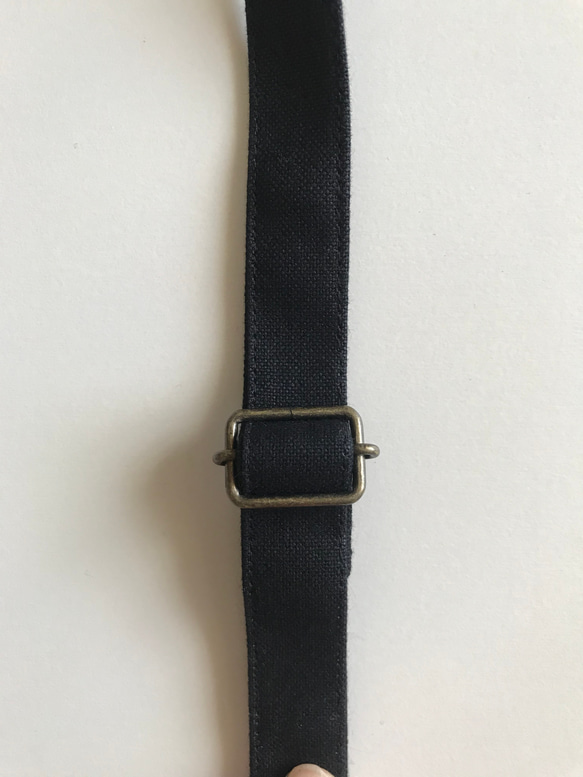 【受注生産】 frill shoulder bag （Black） 8枚目の画像