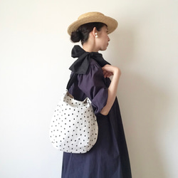 3way ribbontotebag （linen White） 3枚目の画像