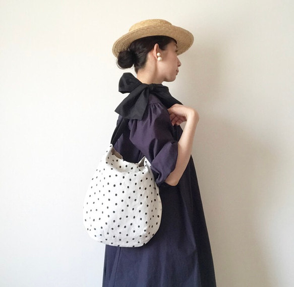 3way ribbontotebag （linen White） 3枚目の画像