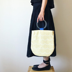 laminate round bag （yellow） 1枚目の画像