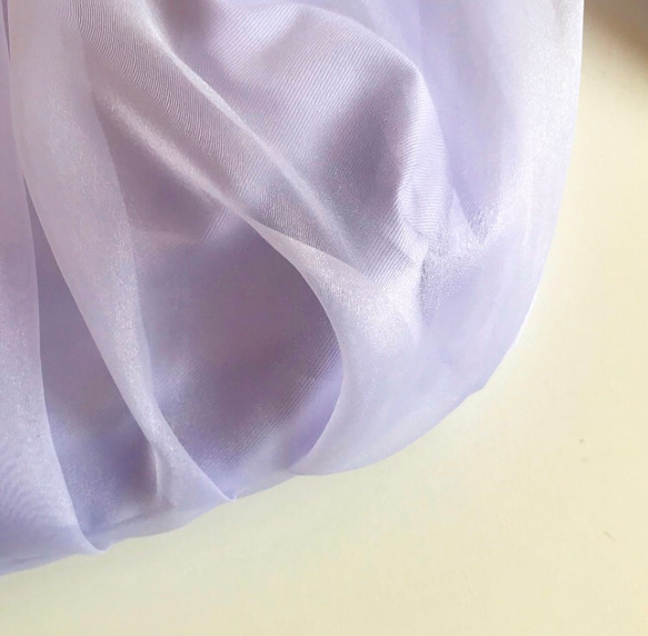 3way  ribbon tote bag （purple） 8枚目の画像