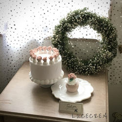 フラワーケーキ＆フラワークリームカップケーキ 1枚目の画像