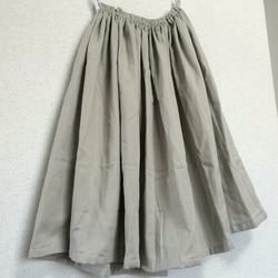 訂單製作 日本產雙層紗 內搭外穿皆適合的裙子 灰 第4張的照片