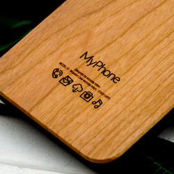 iPhone木製ケース ウミガメHONU（ホヌ）モデル (名入れ+700円) 3枚目の画像