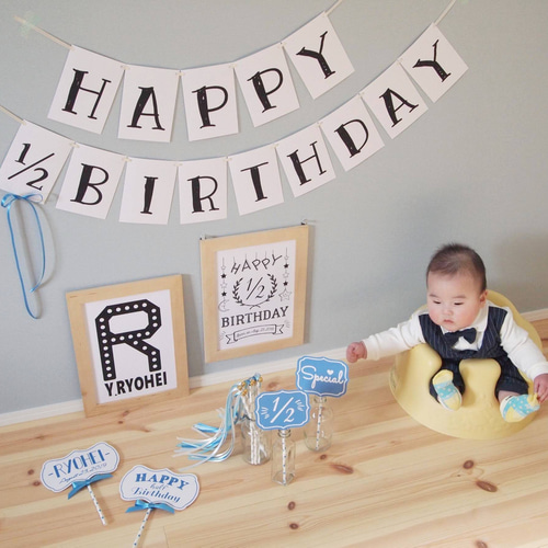 M様✩⋆確認専用ページ バースデーガーランド（ネーム含む） Miiii様✩⋆確認専用ページ バースデーガーランド（ネーム含む）