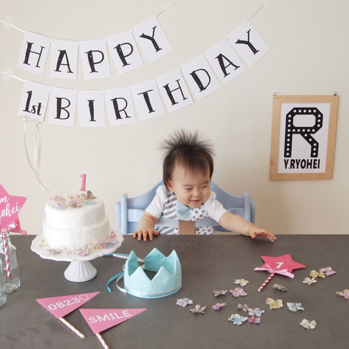 あるう様✩⋆確認専用ページ バースデーガーランド（ネーム含む） juna様✩⋆確認専用ページ バースデーガーランド（ネーム含む）