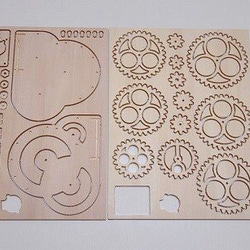 COG CLOCK （木製時計キット） 2枚目の画像