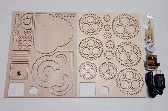 COG CLOCK （木製時計キット） 2枚目の画像