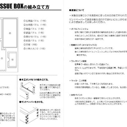 POCKET TISSUE BOX（ポケットティッシュ箱キット） 3枚目の画像