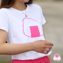 【キッズサイズあります】おにぎりTシャツ　おにぎりそのままver. 1枚目の画像