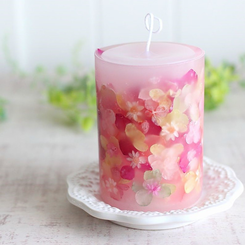 フラワーキャンドル アロマフラワーキャンドル （フラワーガーデン） キャンドル