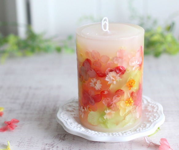 ラ・セラミカ　フラワーデザイン キャンドルホルダー ☆インカントテーパーキャンドルホルダー | La Ceramica/ラ・セラミカ