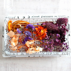 ハロウィンカラーの花材　（ハーバリウム・ボタニカルキャンドル用素材） 4枚目の画像