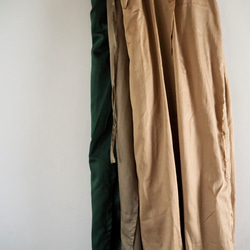 ビリジアングリーン/ラップスカート風パンツ 9枚目の画像