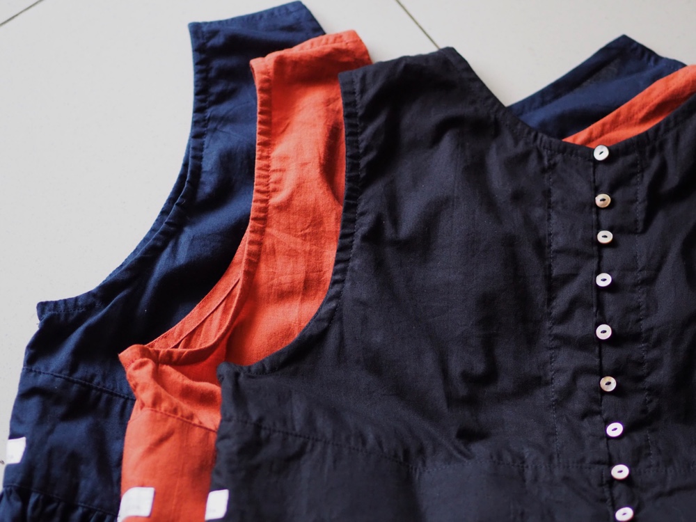 《3サイズ》両面着れるウエスト切り替えワンピース/ブラック