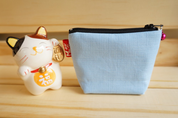 20%off   貓德雷--日式鋪棉小零錢包- 招財貓-粉紫款 第7張的照片