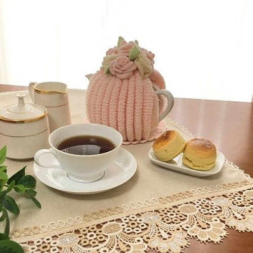 ティーコゼー(ティーポットカバー)☆オーダー専用 受注製作】ティーポットカバー(ティーコゼー)&ポットマット(カラー