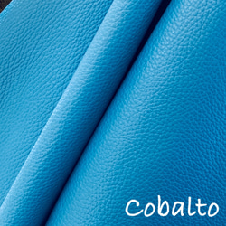 【☆新色入荷☆】36cm×20cmカルトナージュ用イタリア製レザー（Cobalto) 2枚目の画像