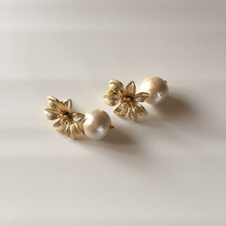 gold flower ×cotton pearl   ～キスカ～ 1枚目の画像