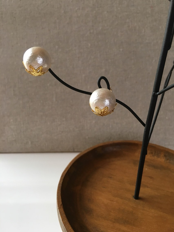 simple cotton pearl  ～white～ 2枚目の画像