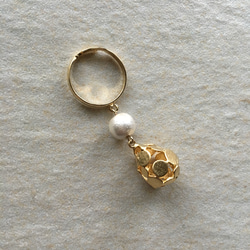 ❤gold ring   ～drop charm～ 1枚目の画像