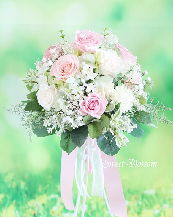 【オーダーメイド】プリザーブドフラワーのナチュラルブーケ＆ブートニア 花・木の実・枝葉・果実 TM1707940860(13000円)