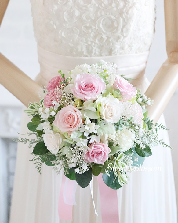 【オーダーメイド】プリザーブドフラワーのナチュラルブーケ＆ブートニア 花・木の実・枝葉・果実 TM1707940860(13000円)