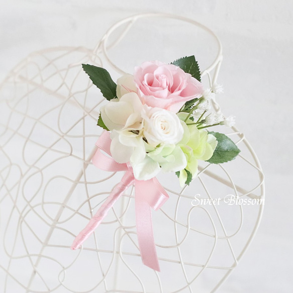 【オーダーメイド】プリザーブドフラワーのナチュラルブーケ＆ブートニア 花・木の実・枝葉・果実 TM1707940860(13000円)