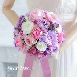 芍薬♪ウェディングブーケ ブートニア付き ピオニーブーケ ブーケ