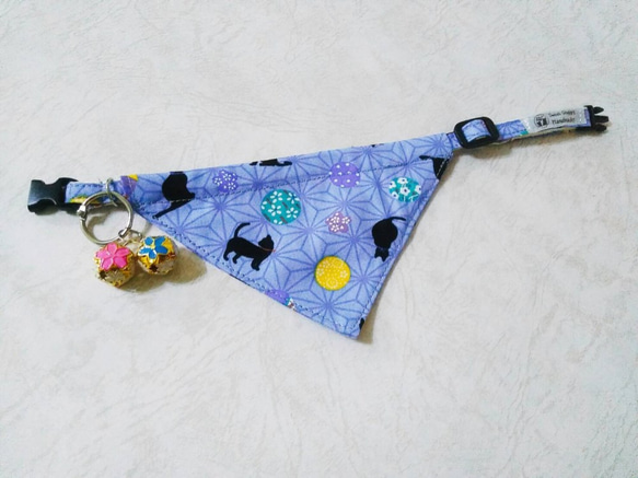 手作 猫 犬 首輪 Small Cat Dog Bandana, Cat Dog Scarf, Pet 4枚目の画像