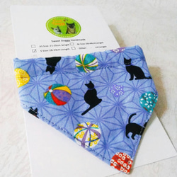 小號 - 手工製作的寵物三角巾，狗圍巾，貓領巾，寵物飾品 第5張的照片