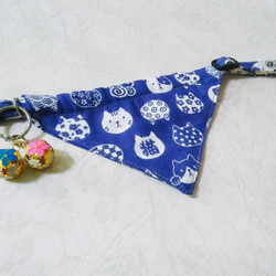 手作 猫 犬 首輪 Small Cat Dog Bandana, Cat Dog Scarf, Pet 2枚目の画像