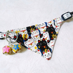 加小號 - 手工製作的寵物三角巾，狗圍巾，貓領巾，寵物飾品 第1張的照片