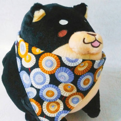 中號 - 手工製作的寵物三角巾，狗圍巾，貓領巾，寵物飾品 第3張的照片