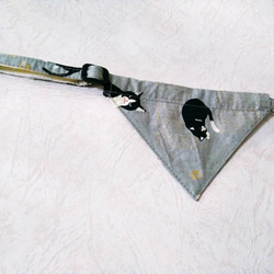 小號 - 手工製作的寵物三角巾，狗圍巾，貓領巾，寵物飾品 第6張的照片