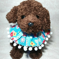 中號 - 手工製作的寵物頸飾，狗圍巾，貓領巾，寵物飾品 第1張的照片