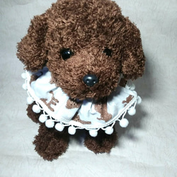 中號 - 手工製作的寵物頸飾，狗圍巾，貓領巾，寵物飾品 第3張的照片