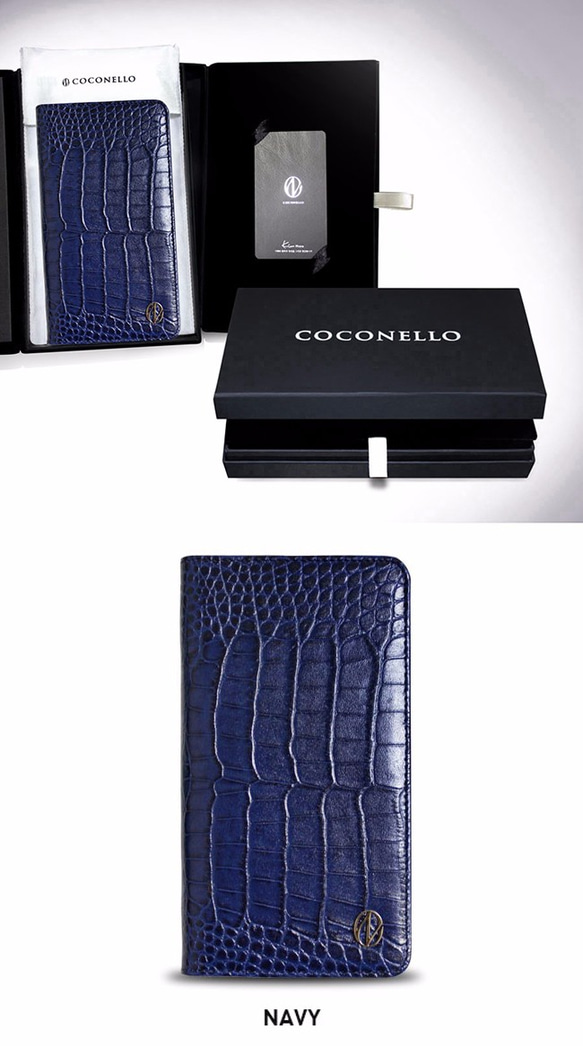 【4.7インチまで】Coconello Zipper 手帳型スマホケース・マルチケース 6枚目の画像