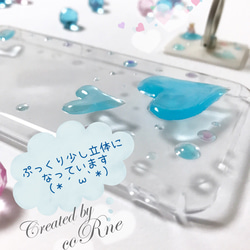 大きなハートの水たまり iPhoneケース/カバー＊”ティアラをつけたピンクのあひるちゃん” 専用ケース＊再販 2枚目の画像