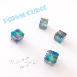 "PRISM CUBE" 不思議なキュービック ストラップ/チャーム＊再販×3 1枚目の画像