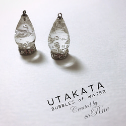 再販＊"UTAKATA" 人魚の泡 ドロップ ネックレス 4枚目の画像