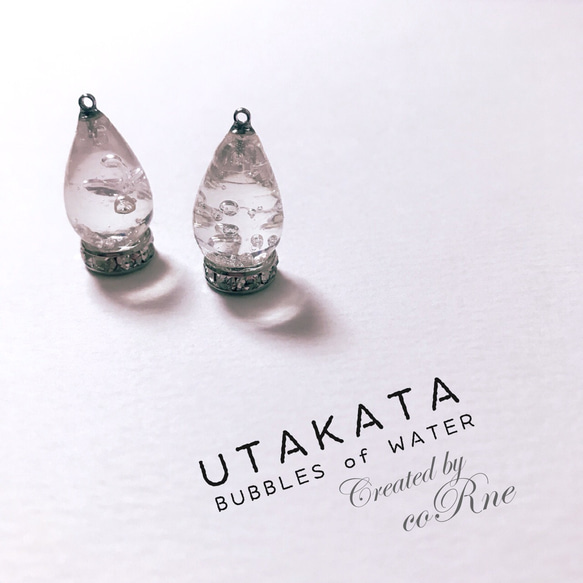 再販＊"UTAKATA" 人魚の泡 ドロップ ネックレス 5枚目の画像
