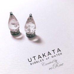 再販＊"UTAKATA" 人魚の泡 ドロップ ネックレス 6枚目の画像