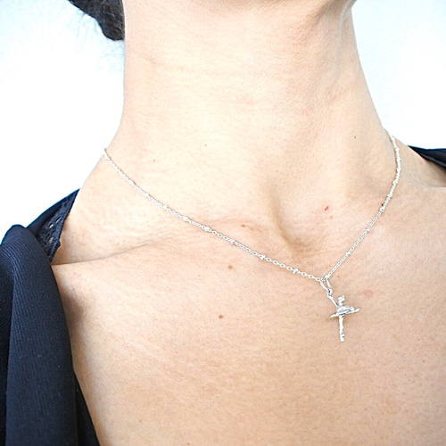 【パリ・オペラ座/美品】バレリーナデザイン ネックレス パリ・オペラ座/美品】バレリーナデザイン ネックレス