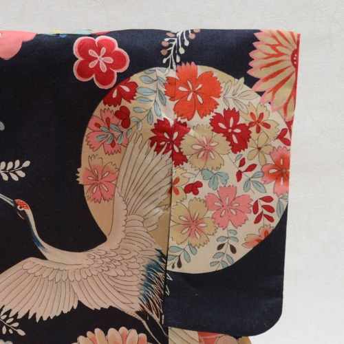 和飾り 『ミニ着物 鶴と花鞠』黒 その他インテリア雑貨 キモノハ 通販
