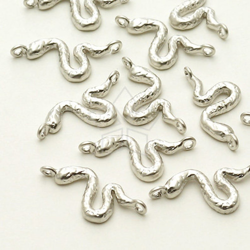 4個入り】ミニスネイクコネクター、蛇チャーム、2カン付き