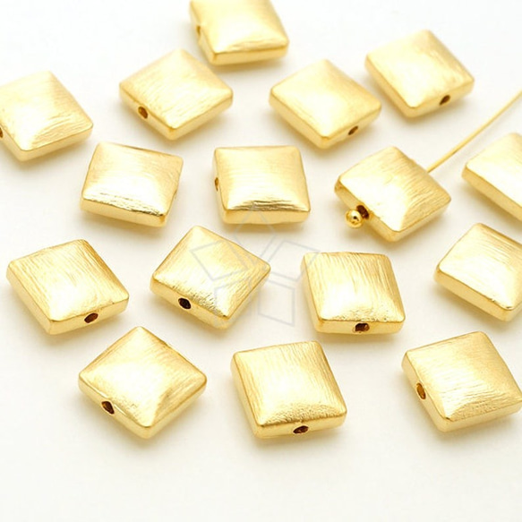 4個入り】テクスチャースクエアビーズ、しかく、センタピース8  