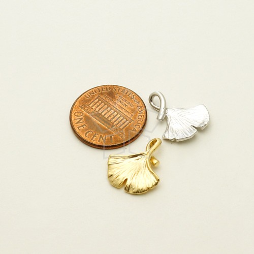 2個入り]イチョウ、紅葉、リーフ、枝、葉っぱ、銀杏の葉、マッド